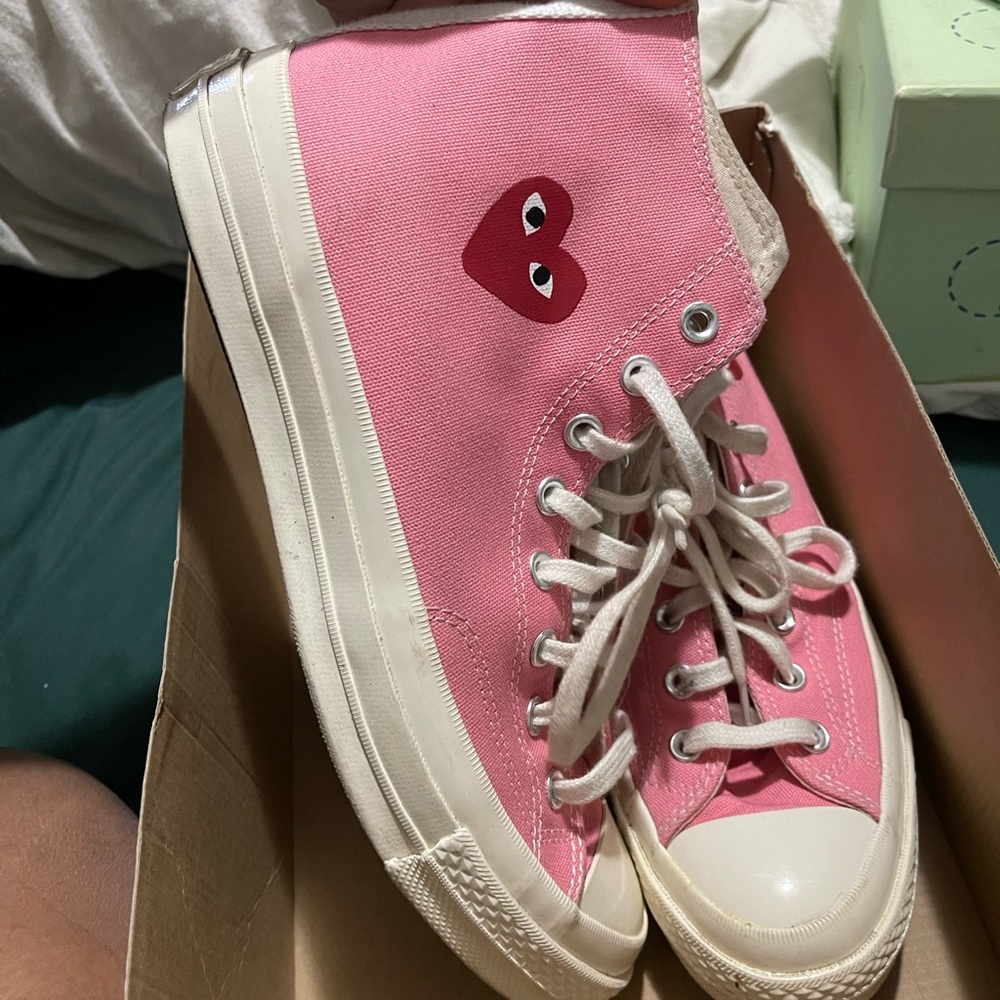 CDG x Converse Pink Hightop